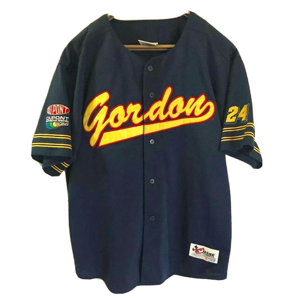Chase Authentics Nascar #24 Jeff Gordon Short Sleeve Jersey Shirt Men’s Large